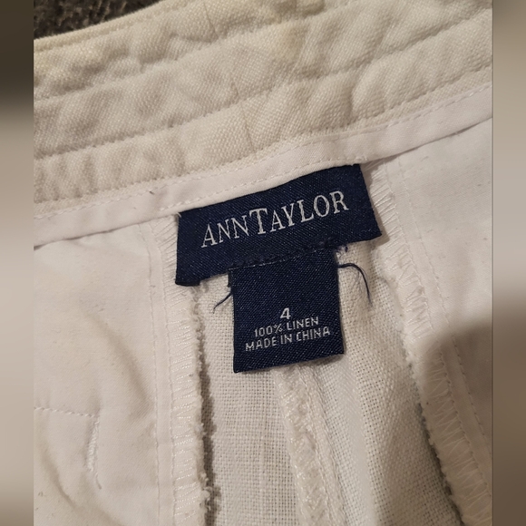 100% Linen Drawstring Capris - Picture 5 of 6